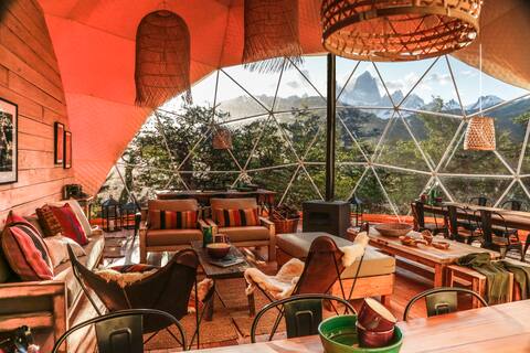 Premium Double Dome with Fitz Roy view