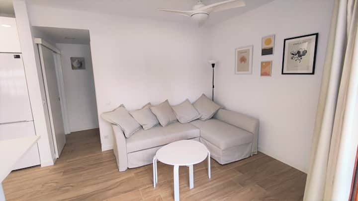 Room with sofa bed