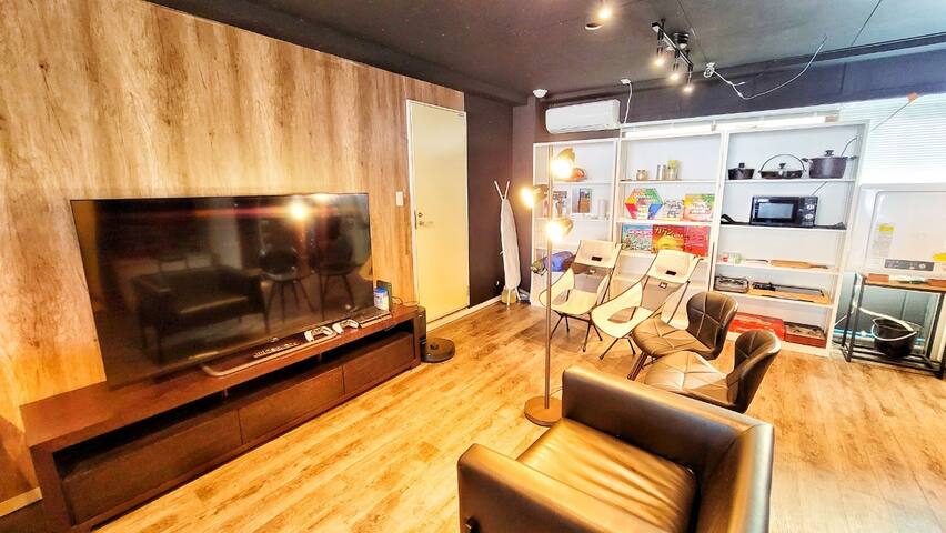 駅徒歩1分、最大22名様までご宿泊可。ご友人や家族との素敵な時間に！歓送迎会に！Wi-Fi有。 gallery image 5