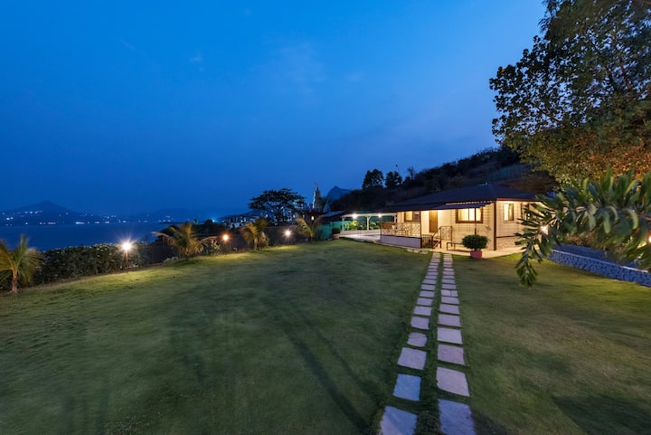 Pavana Lake View AC cottage with pool (3 bedroom)