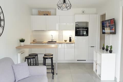Airbnb performant: Le DIX – 3* – Beaches 250 m away – 2 bicycles – Enclosed garden à Carnac