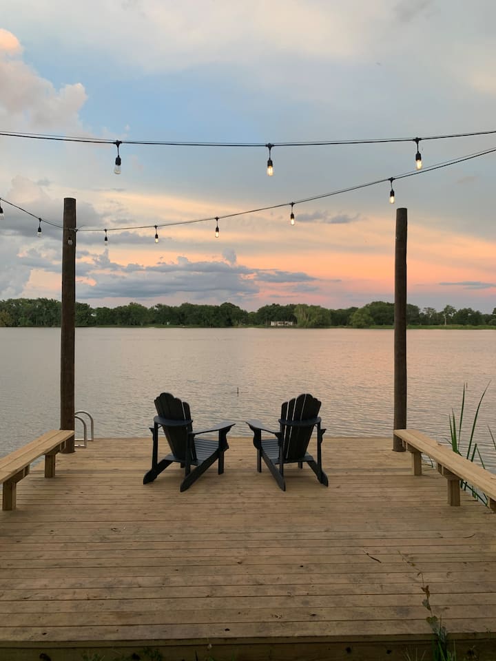 The Blue House on the Lake Smithville TX Houses for Rent in