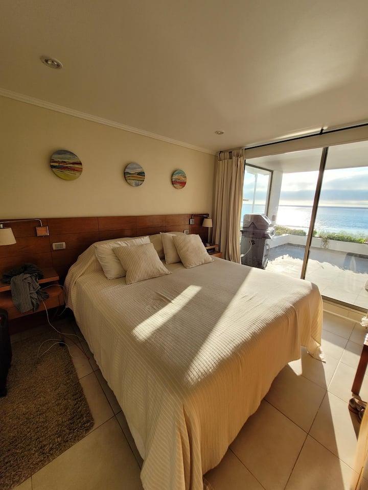 Master bedroom. King bed