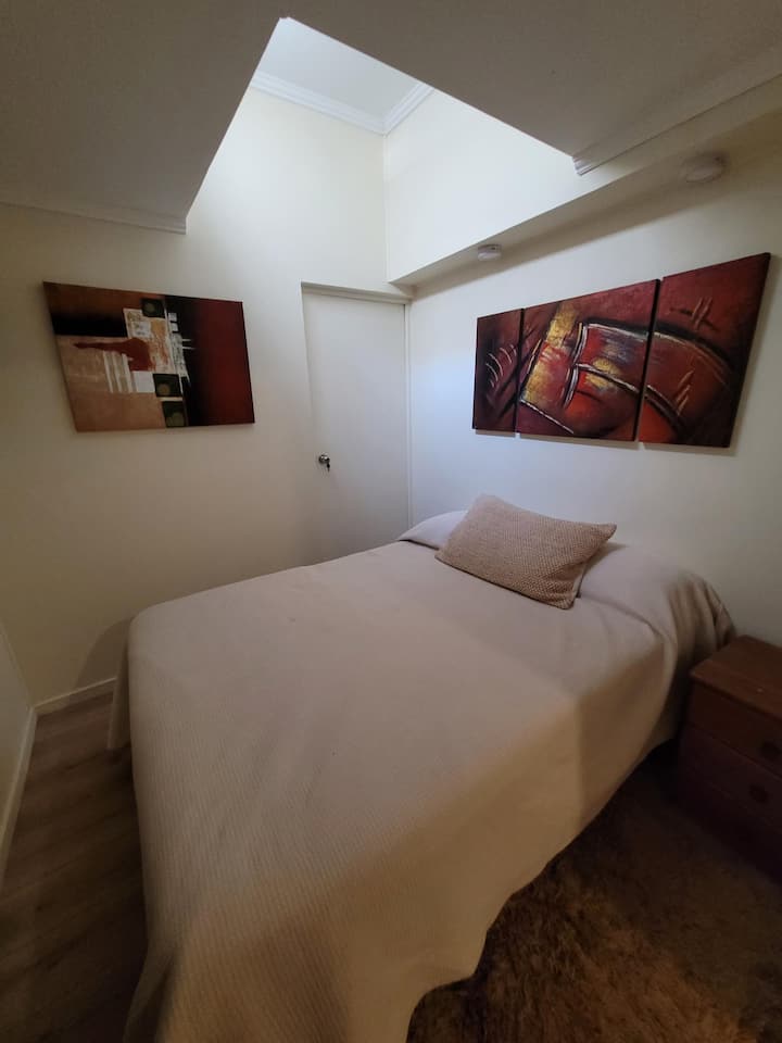 Bedroom 4. Double bed, climb and private bathroom