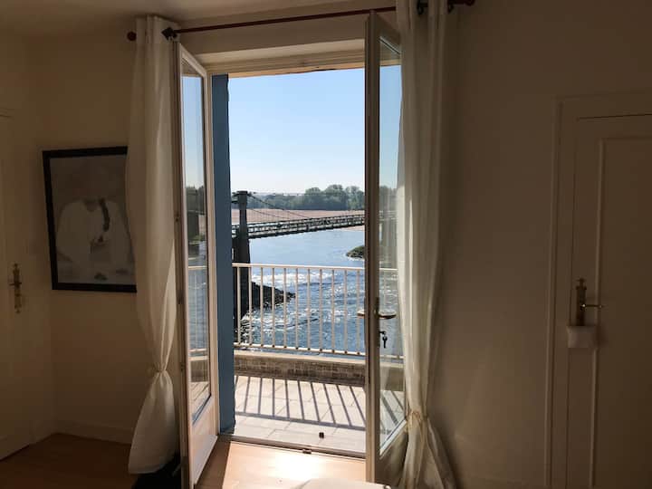 udsigt til Loire, IKEBANA soveværelse, adgang til panorama terrasse