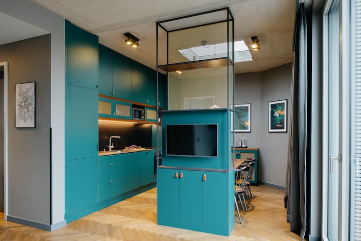 3-Raum Penthouse “Groovy Amazonas”, 83 qm