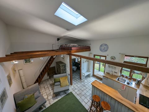 Top Airbnb: Goat barn with bunk bed in Benz