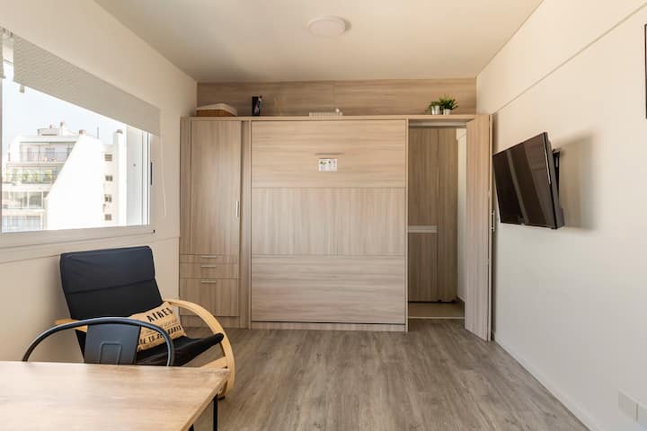 Furnished studio apartment with pool in Recoleta