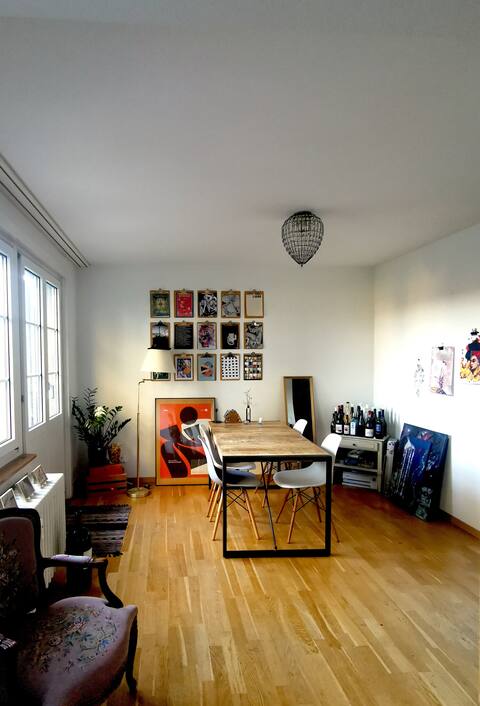 quiet, central and cozy duplex apartment