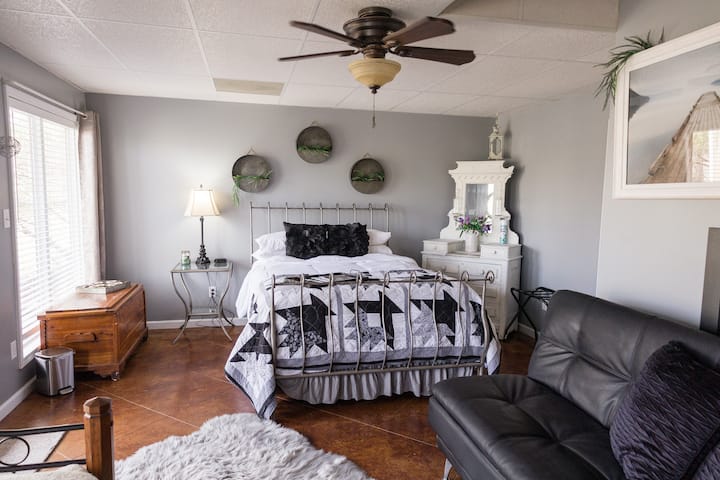 Cómoda cama matrimonial.