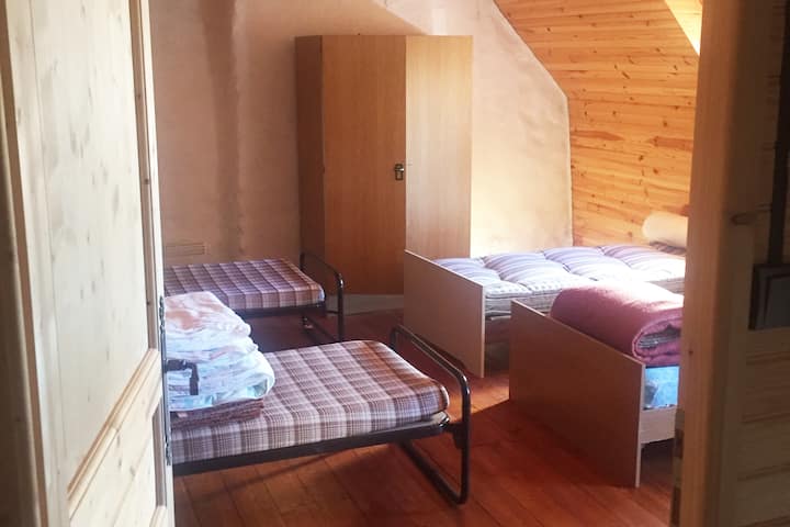 Dormitorio para niños.