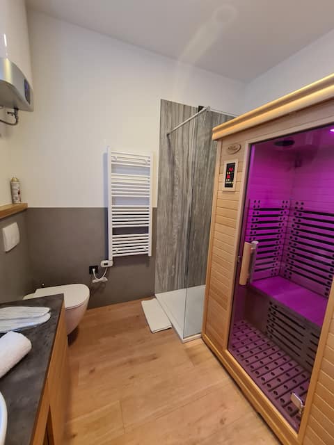 Deluxe apartment with Sauna "In the Center #2"