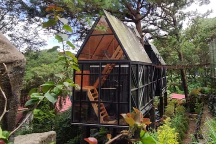 Pine Cone Treehouse at Tudor in the Pines Treehouses for Rent in