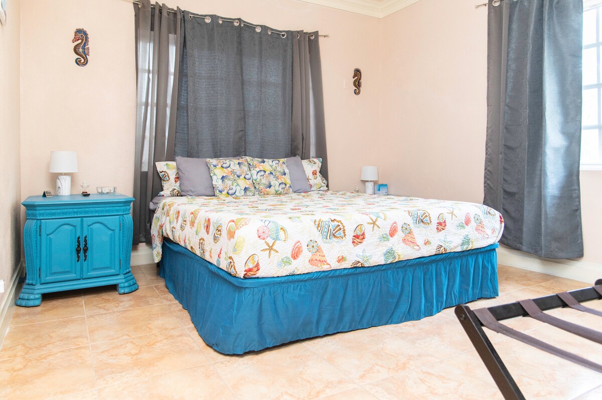 Master Bedroom with King bed. 