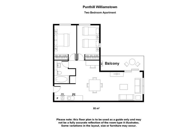Adjoining 2 Bedroom 2 Bathroom Apt & Balcony gallery image 5