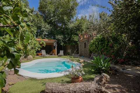Villa Los Matos, Pool and Garden, Valleseco
