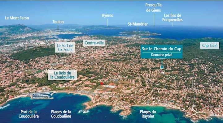 Logement T 3 Dans Villa A 5 Mn A Pied De La Plage - Six-Fours-les-Plages