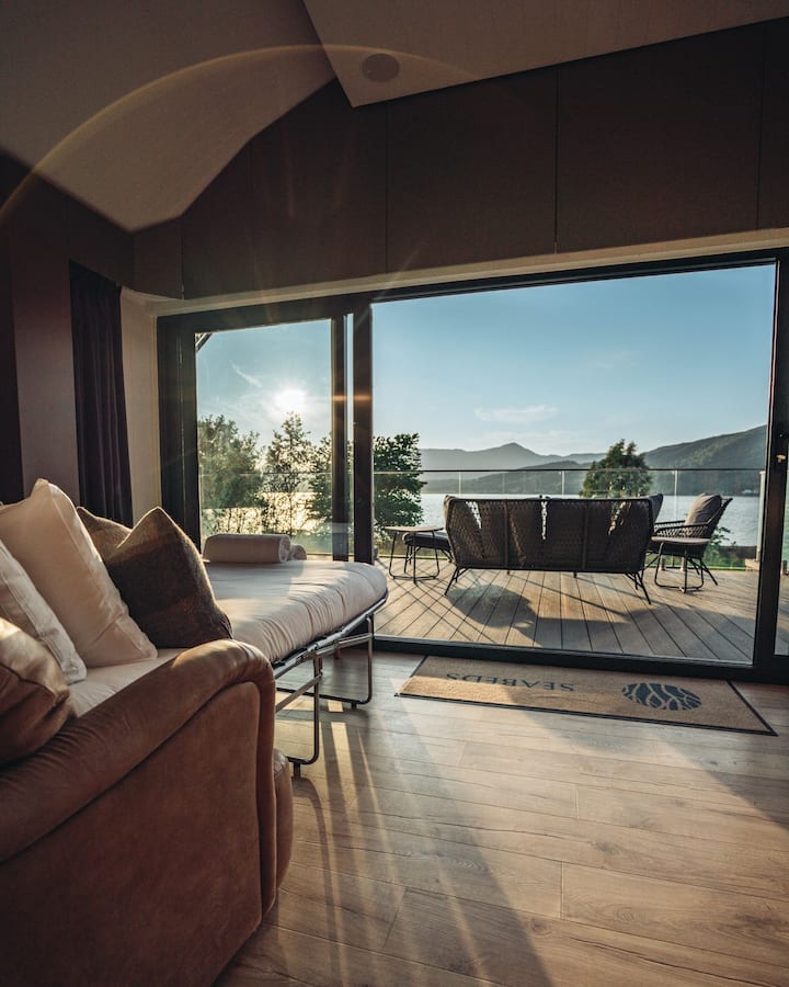 Seabeds, Luxury Lookouts With Hot Tub "Heron" - Glencoe
