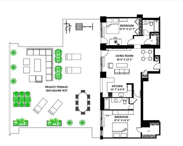 Stunning Chelsea Apt w/ Huge Private Outdoor Oasis gallery image 5