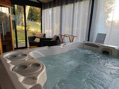Atypical cottage 2 p. SPA PRIVATE SAUNA pied Puys