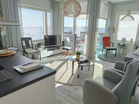 Triangle, sauna, parking, great view, 13th floor
