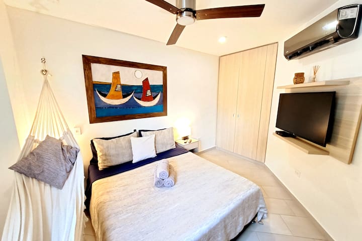 Entire home with 1 bedrooms in Santa Marta - Grob Home Apartaestudio a pasos de playa y Zazué
