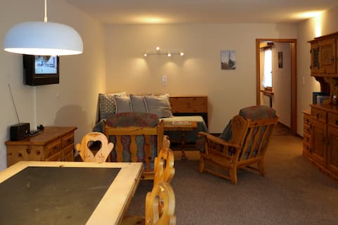 3-room apartment on the sunny slope of Bergün