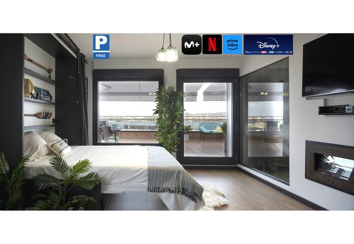 BasqueCoast Penthouse Bilbao-terraceSeaview-Jacuzi