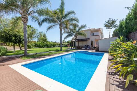Waterfront home with garden