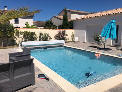 Villa St Palais sur mer- 5 ch- pool- jacuzzi