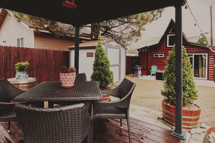 Private backyard