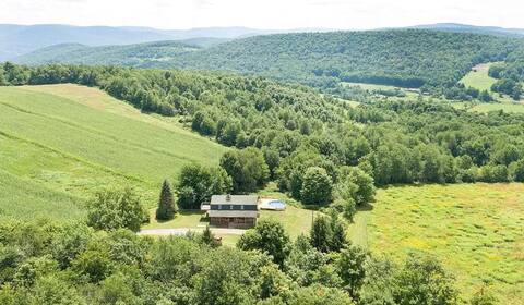Fall Foliage: Remote Catskills Chalet for 9 guests