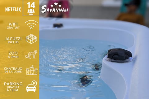 Savannah - Jacuzzi - near Zoo de Beauval