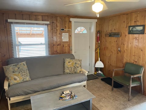 Popular Airbnb listing: Cabin 1 at Aspen Ridge Cabins by mountains & river in South Fork