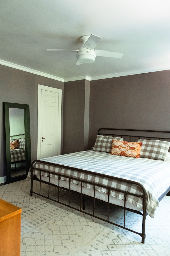 2nd floor king suite (top of main staircase)