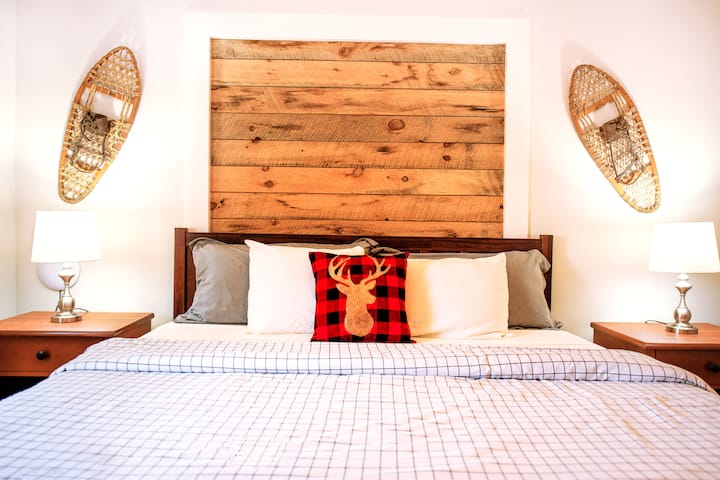 First floor Rustic Decor King Bedroom 