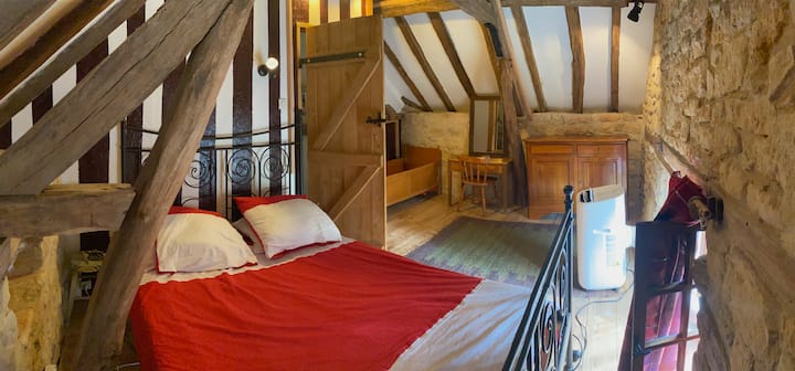 Spavaća soba 1 s mobilnim klima-uređajem