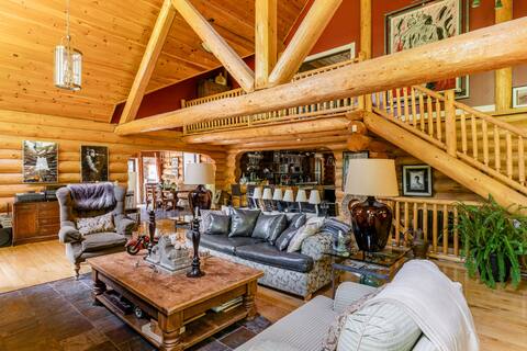 REAL Vt experience in a  rare find log cabin.