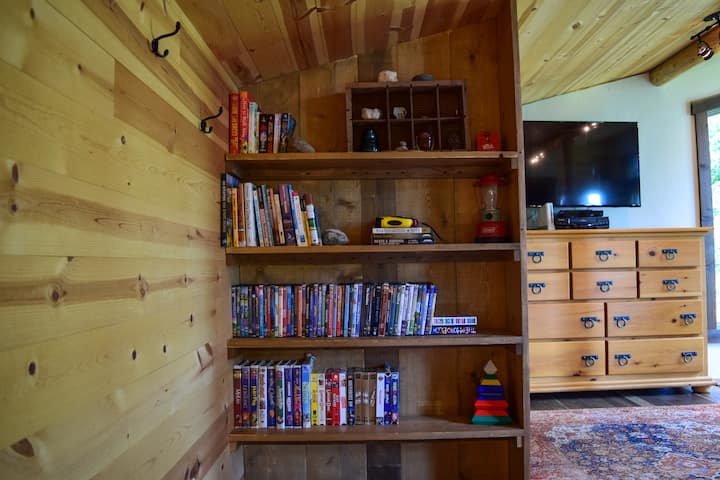 Books, movies, and movies ;)  Ten Mile Post has a Wii for added entertainment