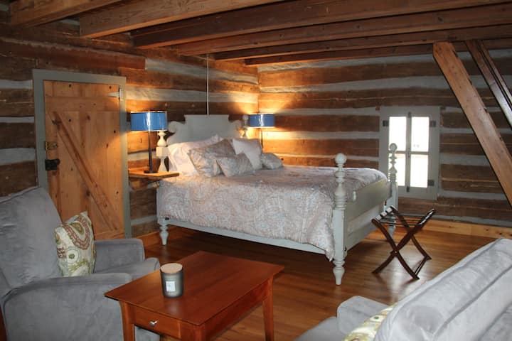 Двойно легло от камината.