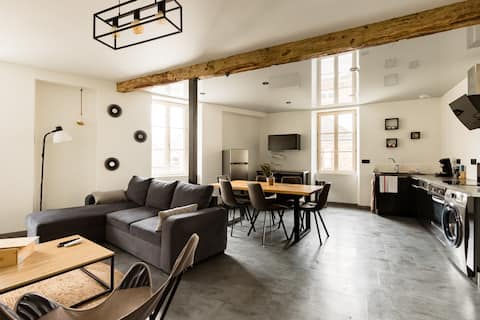 80 m2 apartment, fully equipped, 2 min of Brive