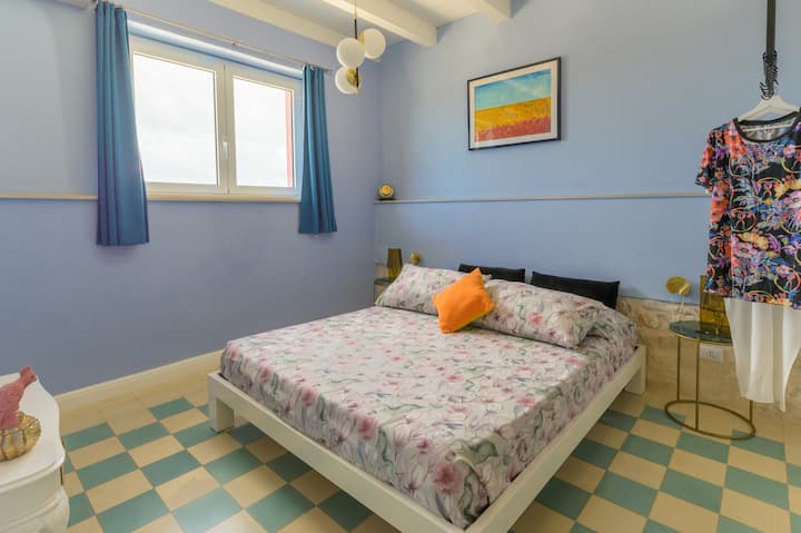 พื้นที่นอนที่ชั้น 1 มีวิวสวนและ Ibleii