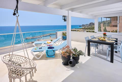 Apartment for families with 180° sea view