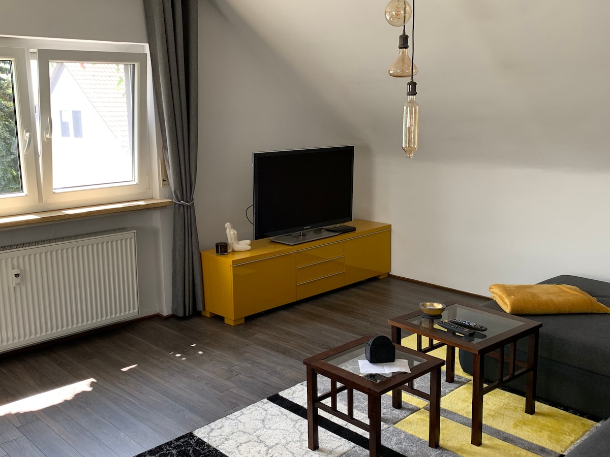 Cozy modern apartment on the top floor