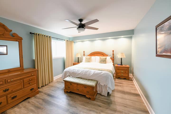 Chambre King Size - Lit King Size avec literie en duvet