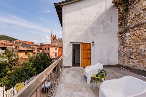 Panoramic Home in the medieval town of Marostica