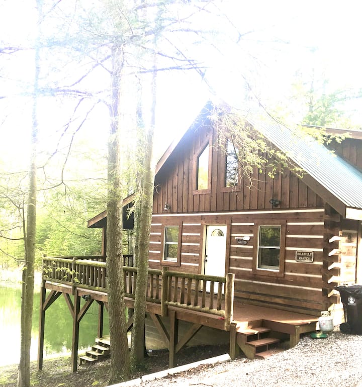 Upscale cabin on a 2 acre lake. Cabins for Rent in Rogers, Kentucky, United States Airbnb