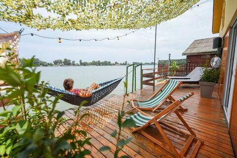 Sagando  -  Sunset Floating River House