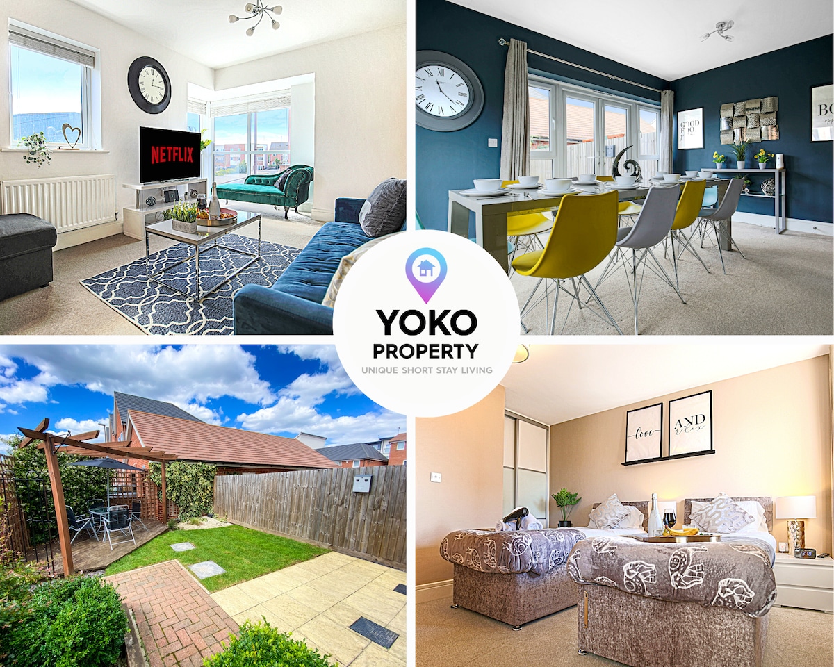 🌟Large house with Free Parking, Smart TV & Garden🌟 Houses for Rent in