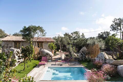 Charming new sheepfold with its private pool